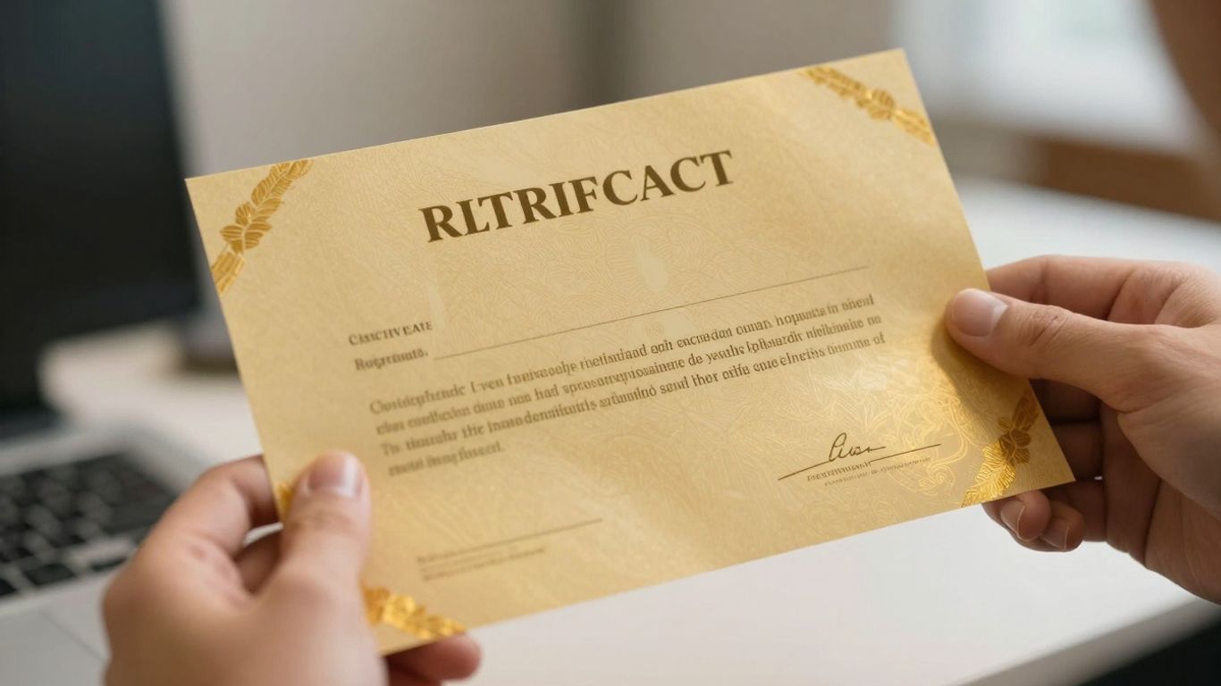 Goldene Aktie in der Hand eines Anlegers